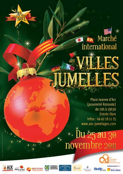 MARCHE DE NOEL DES VILLES JUMELLES DU 25 AU 30 NOVEMBRE 2011