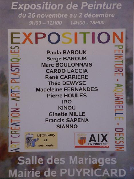 AFFICHE PUYRICARD, on vous y attend