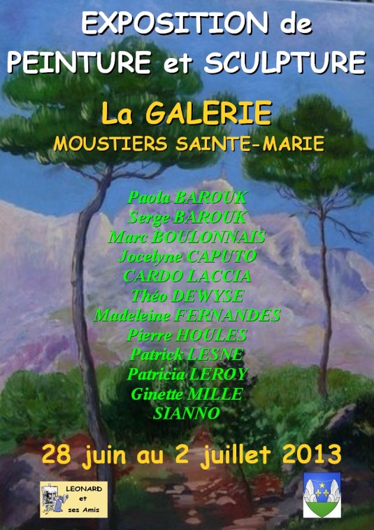 AFFICHE MOUSTIERS
