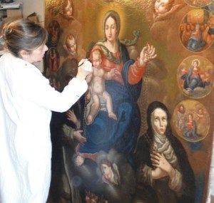 PAOLA BAROUK MONTEFUSCO, restauratrice d'Art