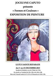 JEOCELYNE CAPUTO EXPOSE AU PUY SAINTE REPARADE