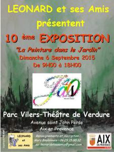 Affiche La Peinture dans le Jardin