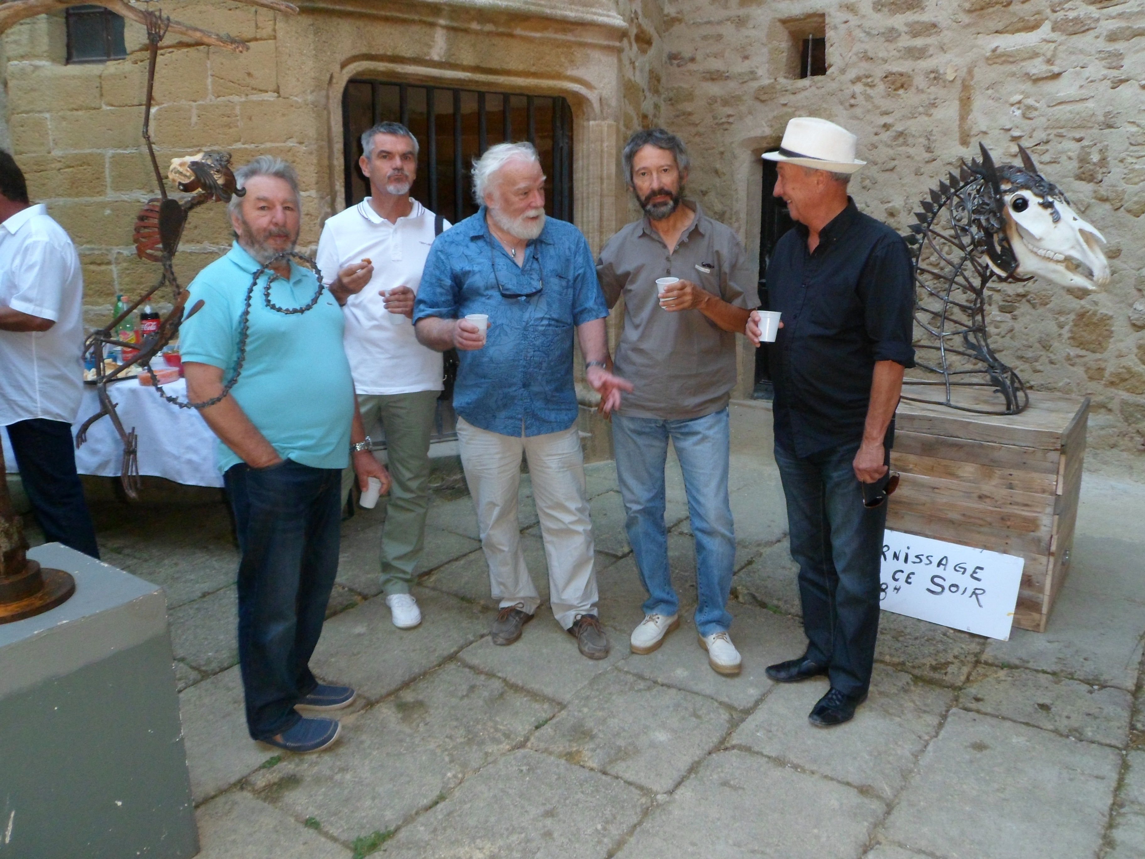 Francis Sapena ( Iro), Marc Boulonnais, Patrick Lesné, Pierre Houles et un ami ( qui sait, futur membre Léo )